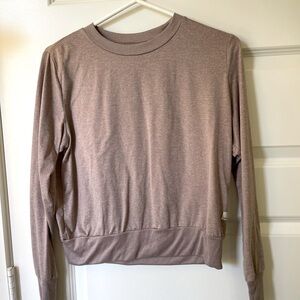 Vuori long sleeve top in light plum